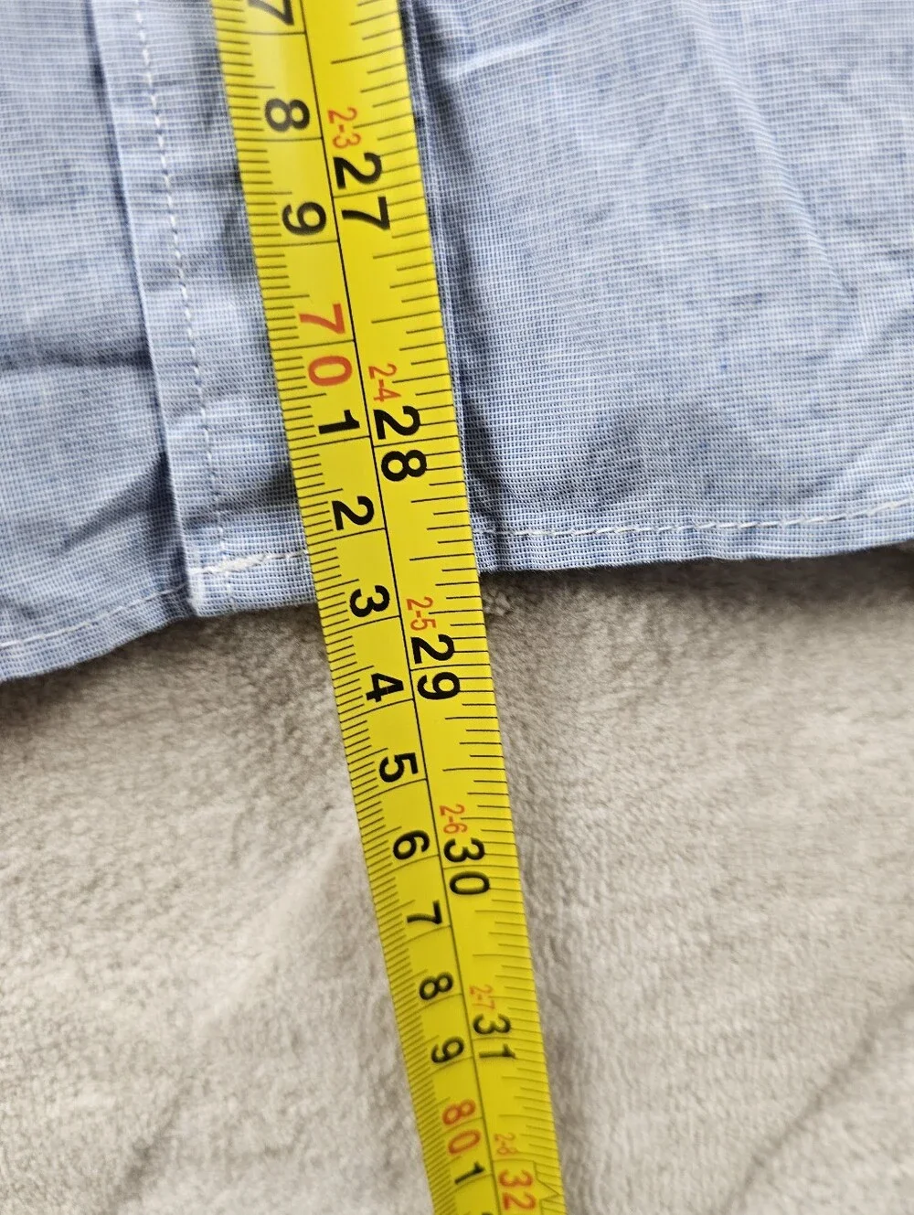 J.Crew Slim Untucked Flex Washed Button Up Shirt Mens Medium Solid Blue